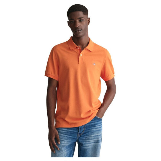 GANT Regular Fit Shield Piqué Short Sleeve Polo