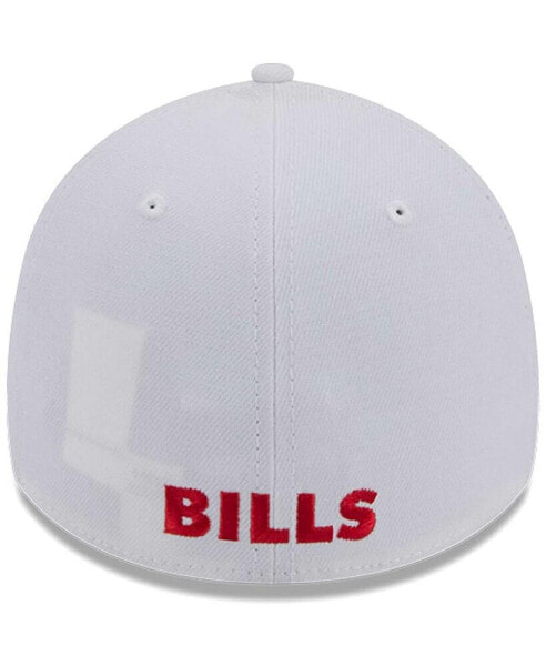 Men's White Buffalo Bills Throwback 39Thirty Flex Hat