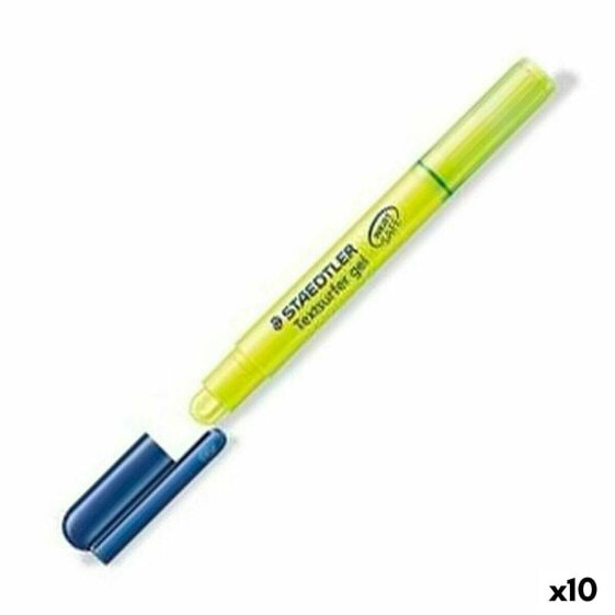 Фломастер флуоресцентный Staedtler Textsurfer Gel Жёлтый 10 штук (10 штук)