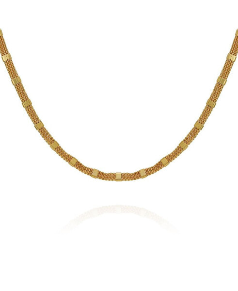 Vince Camuto gold-Tone Glass Stone Box Chain Necklace, 18" + 2" Extender