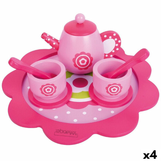 Tea set Woomax Игрушка 9 Предметы (4 штук)