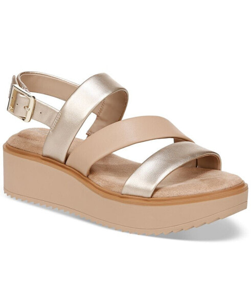 Women's Cessey Memory Foam Flatform Wedge Sandals, Created for Macy's