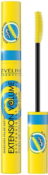 Eveline Cosmetics False Definition 4D Extension Volume Push Up Volume And Curl Mascara