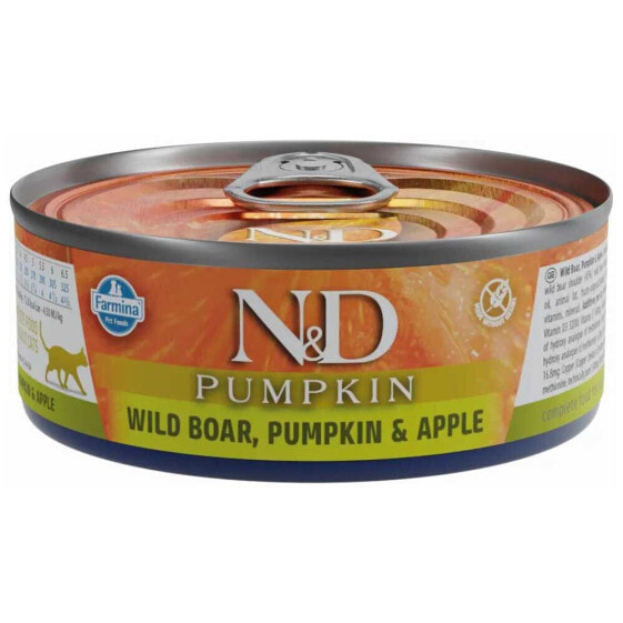 FARMINA N&D Pumpkin 70g cat food with boar and pumpkin and apple 30 units