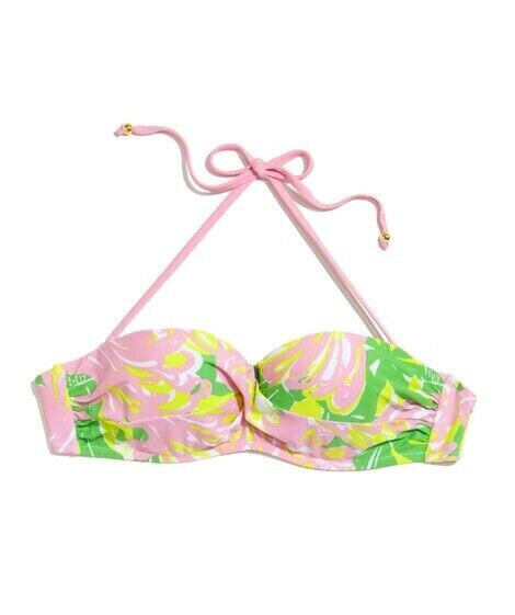 Lilly Pulitzer for Target Bikini Top Swimsuit Sz. 6 Fan Dance Flamingo 148176