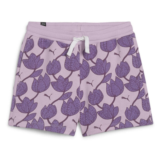 PUMA Ess+ Blossom Aop Sweat Shorts