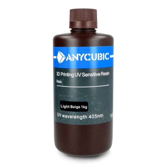 Resin for 3D printer - Anycubic 3D Printing UV Sensitive Resin Basic 1L - Light Beige