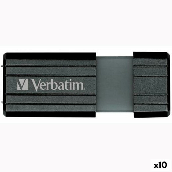 USВ-флешь память Verbatim Store'n'Go PinStripe Чёрный 16 Гб