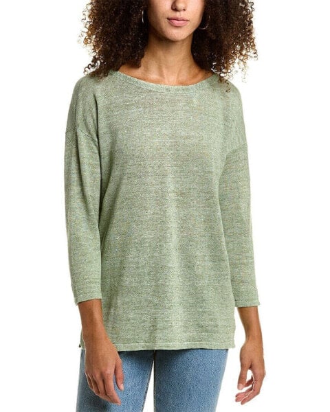 J.Mclaughlin Alva Linen Crewneck Sweater Women's Xs