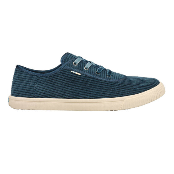 TOMS Carmel Womens Blue Sneakers Casual Shoes 10012435