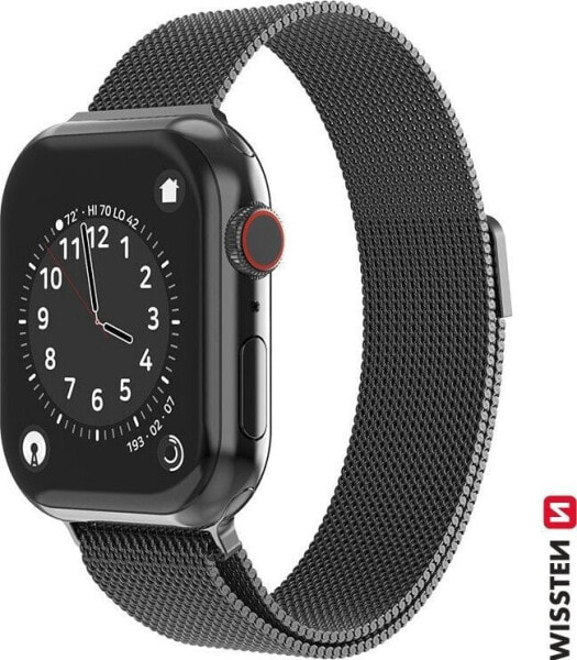 Swissten Mesh band for apple watch 38-40 mm black