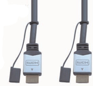E&P HDMI 401/1 - 1 m - HDMI Type A (Standard) - HDMI Type A (Standard) - Black