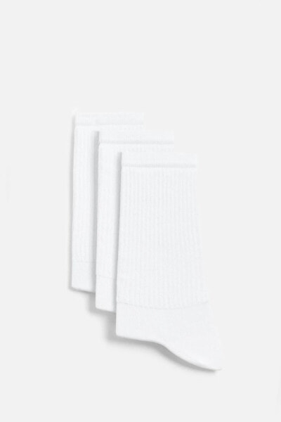 PACK OF 3 RIBBED SOCKS