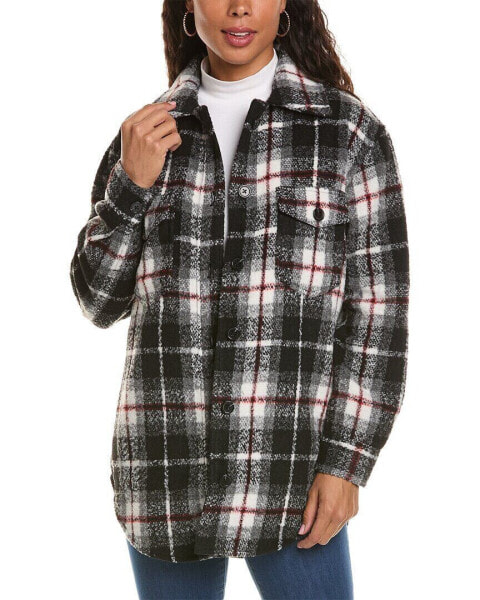 Renuar Plaid Jacket Women's Black Xs