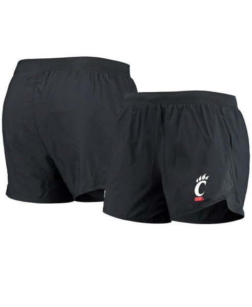 Women's Black Cincinnati Bearcats Fly By Run 2.0 Performance Shorts