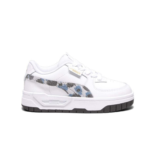Puma Cali Dream Animal Print Ps Girls White Sneakers Casual Shoes 39200002