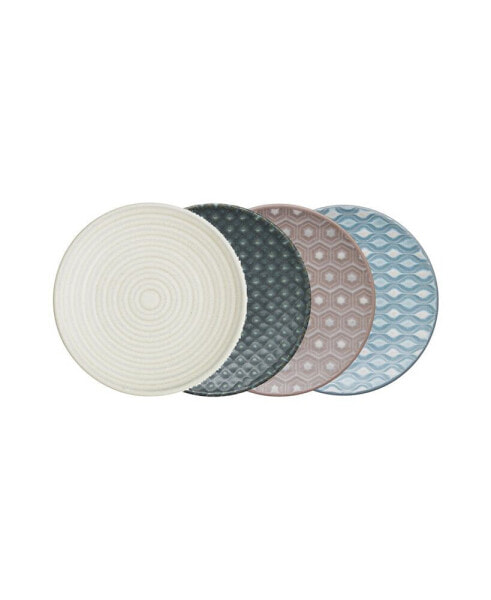 Набор тарелок Denby impression, набор из 4-х разноцветных акцентов, для сервировки стола