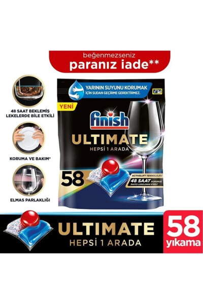 Ultimate 58 Kapsül Bulaşık Deterjanı Tableti