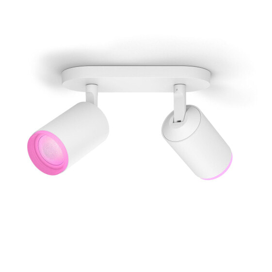 Signify Philips Hue White and colour ambience Fugato double spotlight - Smart ceiling light - White - Bluetooth - LED - GU10 - 5.5 W
