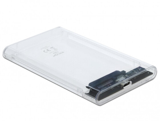 Delock 42617 - HDD/SSD enclosure - 2.5" - Serial ATA III - 6 Gbit/s - Hot-swap - Transparent