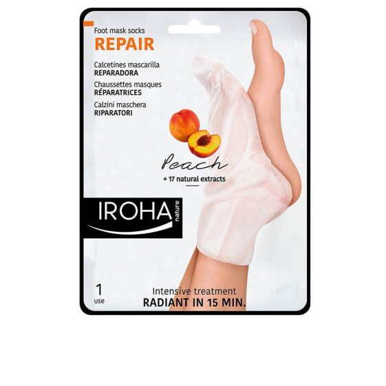 Носки маска для ног Iroha PEACH Repair - Красота > Уход за телом > Уход за ногами