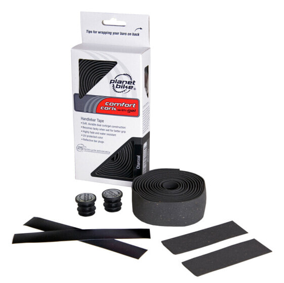 Planet Bike 5098 Gel Cork Tape Charcoal