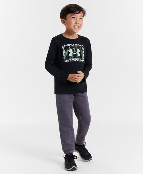 Toddler & Little Boys 2-Pc. Touchdown Logo Graphic Performance T-Shirt & Brushed Fleece Joggers Set