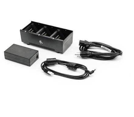 Zebra SAC-MPP-3BCHGEU1-01 - AC - ZQ610 - ZQ620 - QLn220 - QLn320 - QLn420 - QLn220 HC - QLn320 HC - ZQ510 - ZQ520 - Black - Indoor battery charger - DC