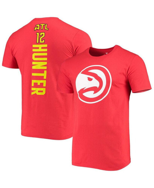 Men's De'Andre Hunter Red Atlanta Hawks Playmaker Name and Number Logo T-shirt