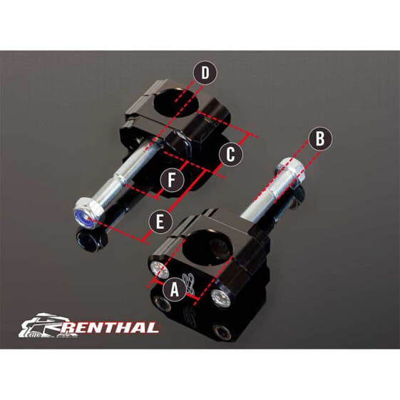 RENTHAL 36 offset 5 mm 1042008 Handlebar Turret