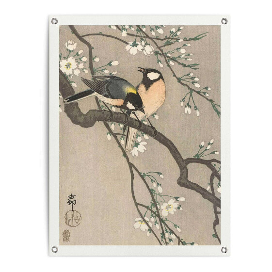 Kunstdruck Ohara Koson Kohlmeisen