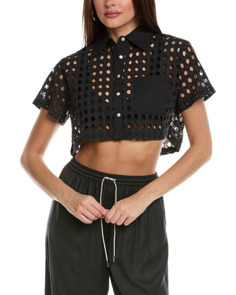 Solid & Striped The Cropped Cabana Shirt Women's