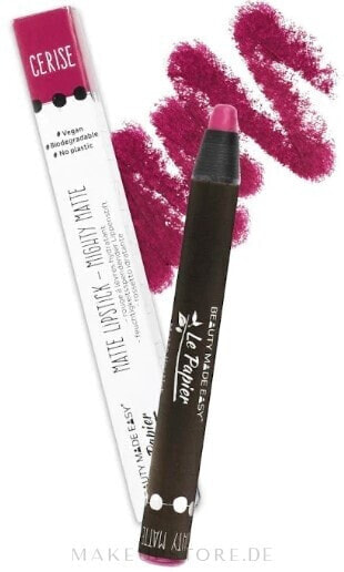 Matter Lippenstift - Beauty Made Easy Le Papier Mighty Matte Lipstick Cerise