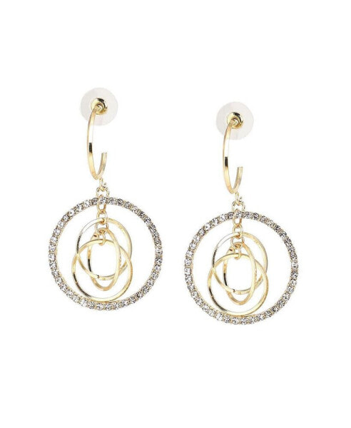 Women's Circular Drop Earrings