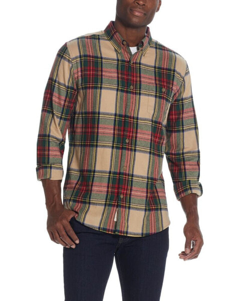 Men's Antique-Like Flannel Shirt