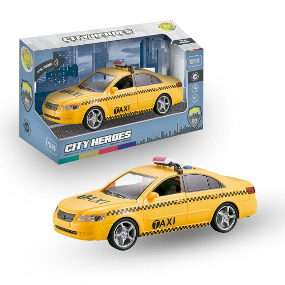 TACHAN Taxi With Light And Sound Heroes City 1:16