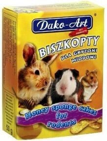 Лакомство для грызунов Dako-Art BISZKOPTY GRYZOŃ MIÓD