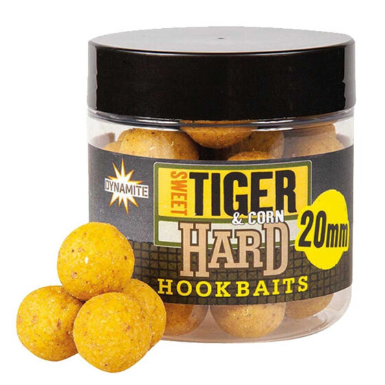 Приманка рыболовная Dynamite Baits Sweet Tiger & Corn Hard Hookbait 100 г 20 мм