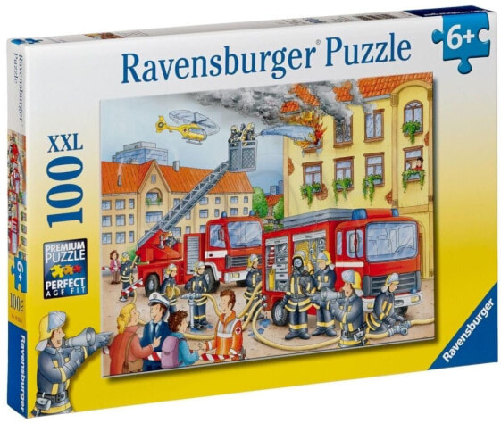 Пазл для детей Ravensburger 100 элементов XL Спасательная служба пожарной охраны (108220)
