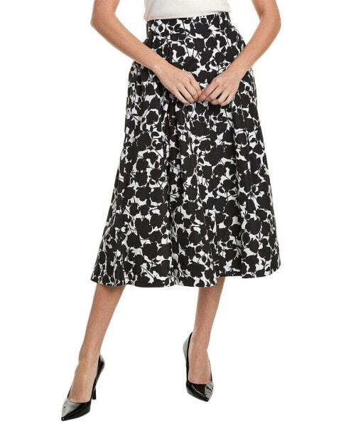 Michael Kors Collection Silk-Blend Circle Skirt Women's