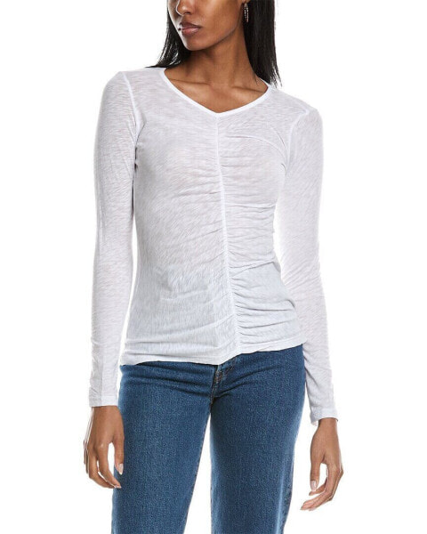 Stateside Slub Shirred Top Women's