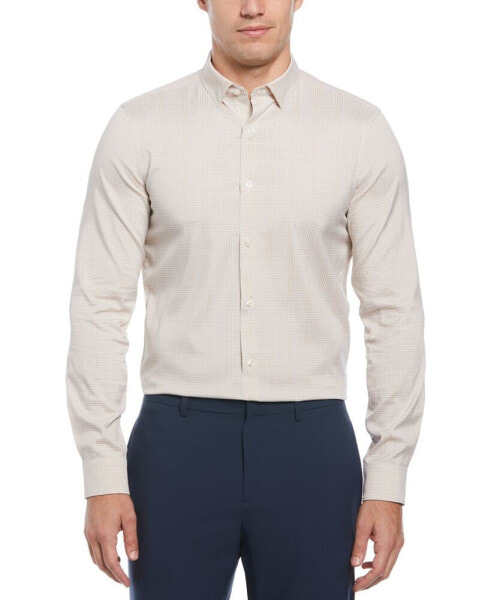 Рубашка мужская Perry Ellis в клетку Slim-Fit Stretch