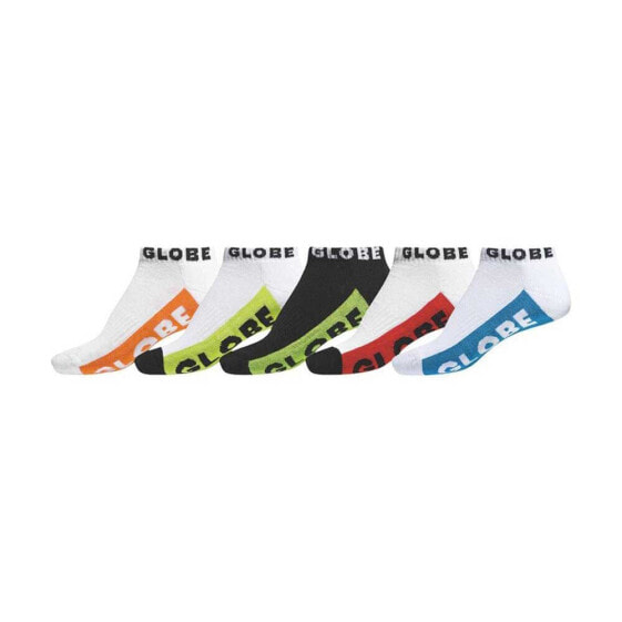 Носки спортивные Globe Multi Brights Half long socks 5 пар