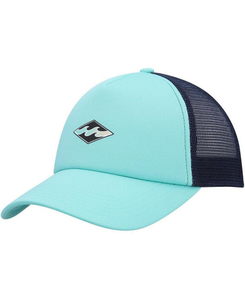 Men's Aqua Podium Trucker Snapback Hat