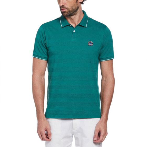 ORIGINAL PENGUIN Honeycomb Ao Jacquard short sleeve polo