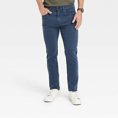 Men's Comfort Wear Slim Fit Jeans - Goodfellow & Co Medium Blue 42x32