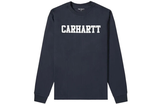 Carhartt WIP Long Sleeve College Tee LogoT I024805-1C90