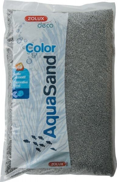 Грунт для аквариума Aquasand Color пастельной серости 5 кг от Zolux