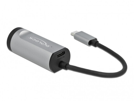 Delock 64116 - Wired - USB Type-C - Ethernet - 5000 Mbit/s - Black - Grey