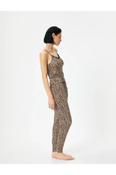 Пижама Koton Leopard Print Bottom